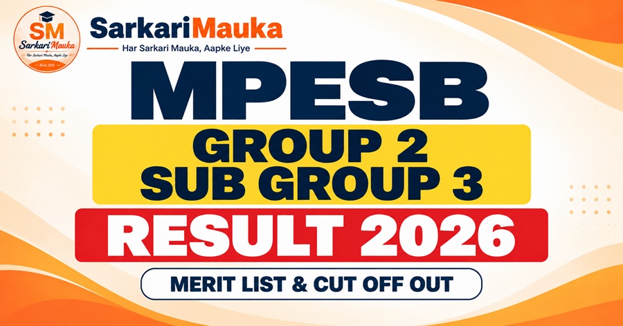 MPESB Group 2 Sub Group 3 Result 2026